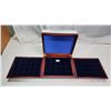 Image 1 : Lighthouse presentation wooden case, with 3 inserts for 20 Quadrum coin cases, 50x50mm - by Leuchttu