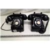 Image 1 : Pair Leich telephones with internal crank and bells