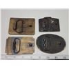Image 2 : 4 Brass belt buckles