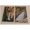 Image 3 : Never written on - four waterfall postcards from 1920's-30's - first colored postcards