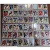 Image 1 : Lot of 6 hockey cards sheets (54 cards)