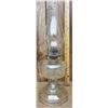 Antique Eagle Brand clear glass oil lamp