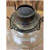 Image 4 : Antique Eagle Brand clear glass oil lamp