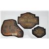 Image 1 : Harley Davidson and Cycle shack wooden signs - set of 3
