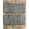 Image 2 : Sask 1970 license plate matching pair. Excellent condition! 276-958