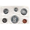 Image 1 : 1966 Uncirculated Six Coin Set Silver Dollar, Fifty Cent Piece, Quarter, Dime, Nickel, Penny