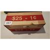 Image 1 : Full Box of 1993 Pennies In Original Mint Box (50 Rolls)