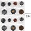 394  Two Sets of Uncirculated 1997 Seven Coin Sets Toonie, Loonie, Fifty Cent Piece, Quarter, Dime, Nicke