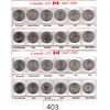 Image 1 : Two Sets 1992 Millennium 1867 - 1992 Quarters 12 Months Canada 125