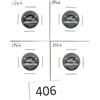 Image 1 : Four 1966 Nickels Individually Carded