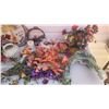 Image 3 : Silk and Plastic Artificial Flowers, Vase, and misc.