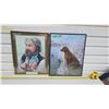 Image 1 : Two fun pictures and unframed print