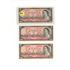 Image 1 : 3 x 1954 CAD $2 Bills