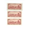 Image 2 : 3 x 1954 CAD $2 Bills