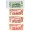Image 2 : 1 x 1973 CAD $1 Bill and 3 x 1974 CAD $2 Bills
