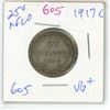 Image 1 : NFLD 1917C 25 Cent