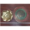 Image 1 : Brass plate and candy dish