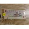 Image 1 : 1986 bank of canada 2 dollars bill- BBP5624162