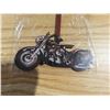 Image 3 : King of the road motorcycle wall clock with pendulum -new
