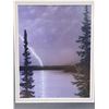 Image 2 : "Summer Strike" Glen Scrimshaw framed print - 8x9.5"