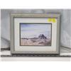 Image 1 : "A Prairie Story" by Yvonne Kydd, framed oil on canvas - 12x10"