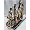 Image 8 : Large model wooden sailing ship, front mast needs repair