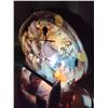 Image 8 : Seashell sail ship lamp, works - 8"H