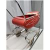 Image 2 : Vintage baby doll stroller, very nice - 24.5"H x 30"x14"D