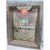 Image 6 : Collection of Religious items - Lenticular lighted Jesus picture, Mary figurines, etc.