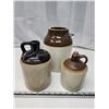 Image 1 : 3 Stoneware jugs - some chips, no visible cracks
