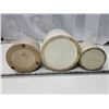 Image 6 : 3 Stoneware jugs - some chips, no visible cracks
