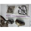 Image 5 : 3 Assorted vintage Sad irons - 1 Coleman, and some cast iron items