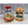 Image 4 : Vintage kid's items - Books, Musical merry-go-round, blocks, etc.