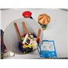 Image 5 : Vintage kid's items - Books, Musical merry-go-round, blocks, etc.