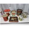 Image 1 : Vintage tins - Pure Honey, Nash's coffee, etc.