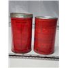 Image 3 : 2 Vintage Blue Ribbon baking powder - 1 is half full