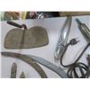 Image 3 : assorted tools and hardware - sickles, soldering irons, etc.