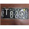 Image 1 : 1927 sask.plate truck 8-292