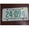 Image 1 : 1966 sask.plate P.trailer 24-094