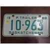 Image 1 : 1968 sask.plate P.trailer 10-963