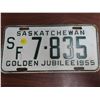 Image 1 : 1955 sask. Plate SF 7-835