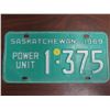 Image 1 : 1969 sask.plate power unit  1-375