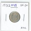 Image 1 : 1932 Canadian Silver 10 Cents. VF-30. Nice.