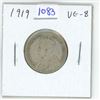 Image 1 : 1919 Canadian Silver 25 Cents. VG-8.