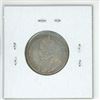 Image 2 : 1934 Canadian Silver 25 Cents. Key Date. Mintage of 384,350. F-15.