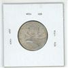 Image 2 : 1940 Canadian Silver 25 Cents. Minted during World War II. EF-40.