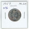 Image 1 : 1957 Canadian Silver 25 Cents. MS-64. Nice.