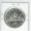 Image 2 : 1963 Canadian Silver Dollar. MS-63. Bright White.