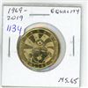 Image 1 : 1969 – 2019 Equality Loonie Dollar. Commemorates the 50th Anniversary of the decriminalizat