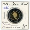 Image 1 : 1996 Proof Toonie. Gold plated Sterling Silver. Ultra Heavy Cameo. Proof-67.